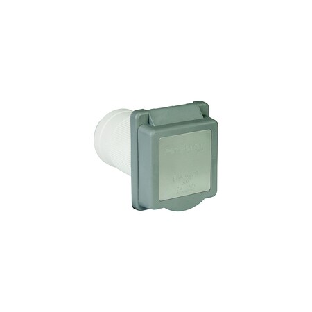 Marinco ParkPower Inlet-Standard 50A Gray 6353ELRV.G